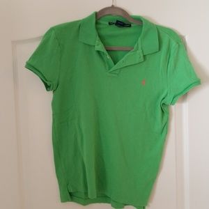 Polo Sport Green Like New